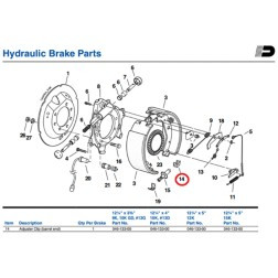 TW DISTRIBUTION D04613300 BRAKE SHOE CLIP