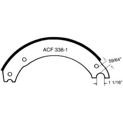 MIDLAND GG4551X3LR REMAN/BRAKE SHOE
