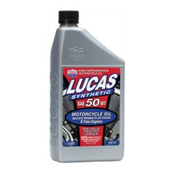 LUCAS OIL PRODUCTS,INC 10765 SYNTHETIC SAE 50W V-TWIN MOTORCYCLE OIL 