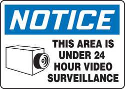 ACCUFORM SIGNS MASE806VS ACCUFORM MASE806VS NOTICE SIGN, THIS ARE