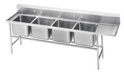 ADVANCE TABCO 9-44-96-24R REGALINE SINK,SQUARE,24"X24"X12"