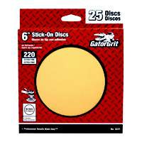 ALI INDUSTRIES 3241 GOLDFLEX STICK-ON SANDING DISCS, 220 GRI