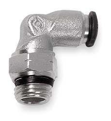 ALPHA FITTINGS 50110N-6-1/8-PK5 SWIVEL ELBOW 90 DEG 6MM TUBE SZ PK 5
