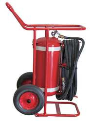AMEREX 673 WHEELED FIRE EXTINGUISHER 65 LB. 50 FT