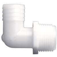 ANDERSON METAL CORP 53720-1616 ELBOW NYLON 1BARB X 1MPT