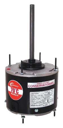 CENTURY FE1036SF CONDENSER FAN MOTOR,1/3 HP,1075 RPM,60HZ