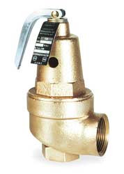 APOLLO 1060615 SAFETY RELIEF VALVE 1-1/4IN 75PSI BRONZE
