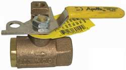 APOLLO 75-104-01 BRONZE BALL VALVE,INLINE,FNPT,3/4 IN