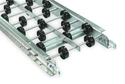 ASHLAND CONVEYOR W12X10X10GP SKATE WHEEL CONVEYOR 12INX10FT PLASTIC