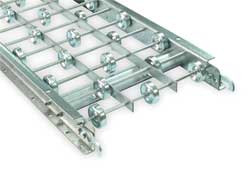 ASHLAND CONVEYOR W15X10X90A SKATE WHEEL CONVEYOR 15INX CURVED ALUM