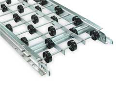 ASHLAND CONVEYOR W15X10X90G SKATE WHEEL CONVEYOR 15INX CURVED STEEL