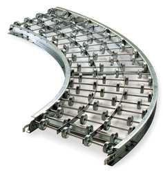 ASHLAND CONVEYOR W24X20X90G SKATE WHEEL CONVEYOR 24INX CURVED STEEL