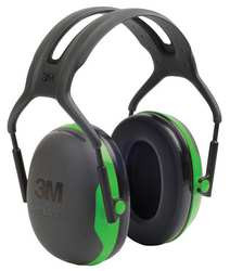 PELTOR X1A EARMUFF OVER-THE-HEAD BK/GN