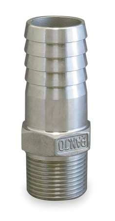 BANJO CORPORATION HB050-075SS HOSE BARB 3/4 X 1/2 IN 316 SS