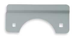 BATTALION 1HJL5 DOOR LATCH GUARD CHROME 6 X 3 IN.
