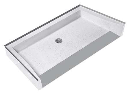 FIAT PRODUCTS WTR5006081 60" X 30" TERRAZZO SHOWER BASE, 2" CONNE