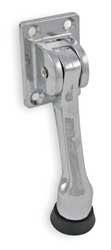 BATTALION 1XNK8 LEVER DOOR HOLDER CHROME ZINC 4 IN.