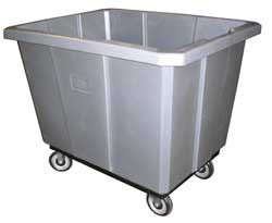 BAYHEAD PRODUCTS CORPORATION UT-14 GREY CUBE TRUCK,MDPE,GRAY,17.4 CU. FT.