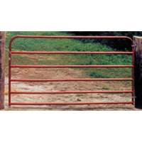 BEHLEN/FARMASTER 40130161 20GA 6 RAIL GATE 16X50 RED