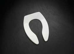 BEMIS MFG 1655CT TOILET SEAT,ELONGATED BOWL,OPEN FRONT