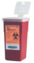 BEMIS MFG M949 SHARPS CONTAINER 1/4 GAL. HINGED LID