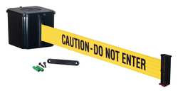 RETRACTA-BELT WM412SB25-CAU-RE WALL BARRIER 25FT -CAUTION DO NOT ENTER