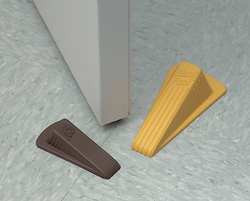 BIG FOOT 29920 DOOR WEDGE BROWN 4-1/2 IN L