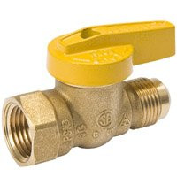 B & K INDUSTRIES 114-524 VALVE GAS BALL 15/16X3/4 ST