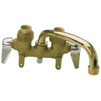 B & K INDUSTRIES 125-001 LAUNDRY TRAY FAUCET 2-HNDL BRS