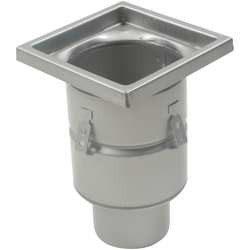 BLUCHER BFD-314 FLOOR DRAIN WITH 8 IN SQUARE TOP 4 IN