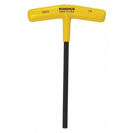 BONDHUS 13313 5/16" HEX, T-HANDLE CUSHION GRIP, HEX KE