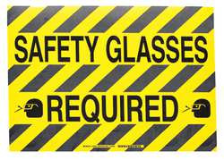 BRADY SPC ABSORBENTS 104510 14 IN X18 IN B534FS BK/YL SAFETY GLASSES