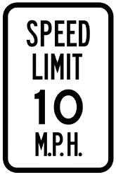 BRADY SPC ABSORBENTS 115222 TRAFFIC SIGN,18"H,12"W,ALUMINUM