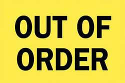 BRADY SPC ABSORBENTS 25050 SERVICE SIGN,7"X10",PLASTIC