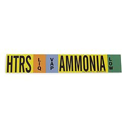 BRADY SPC ABSORBENTS 90450 AMMONIA PIPE MARKER HTRS 8IN AND ABOVE