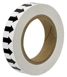 BRADY SPC ABSORBENTS 91413 D3612 ARROW TAPE BLACK/WHITE 1 IN W