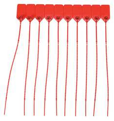 BRADY SPC ABSORBENTS 95150 PULL-TIGHT SEALS,RED,UNFINISHED,PK100