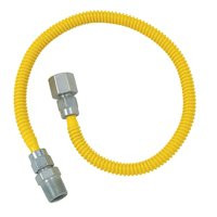 BRASS CRAFT CSSL54-18 CONNECTOR GAS CSS SS 1/2FXM 18