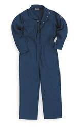 BULWARK CNB6NV  LN/44 D1692 FLAME-RESISTANT COVERALL NAVY L HR