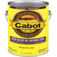 CABOT 1606 STAIN SOLID OIL EX NEUT BS GA