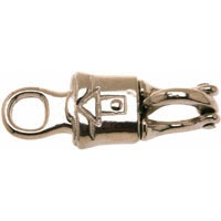 BARON MFG 1001-1/2 PANIC SNAP NCKL RND RIGID 1/2