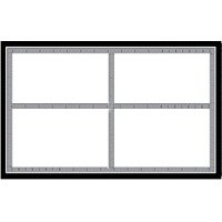 CENTURION INC SLC501 4/SHEET LASER SIGNS BLACK