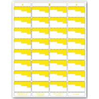 CENTURION INC UN ORG4P LASER BIN LABELS 1.96X1.18