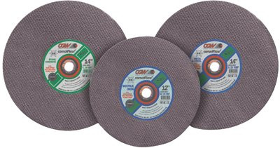 CGW ABRASIVES 36143 CUTOFF WHL,16X5/32X1,A24RBF,METAL,TR