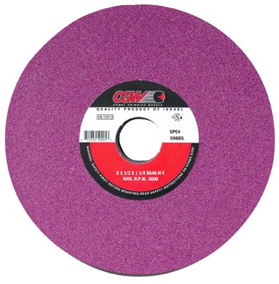 CGW ABRASIVES 59013 GRINDING WHL,12X1X3,T1,RA46-H-V