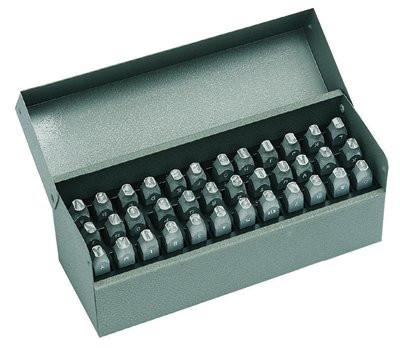C.H. HANSON 20627 LETTER AND NUMBER SET,3/8 IN. H,STEEL
