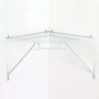 CLOSETMAID 21066 12IN CORNER SHELF KIT WHT