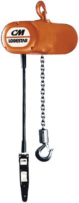 COLUMBUS MCKINNON 4224 1T 15' LIFT LODESTAR ELECTRIC CHAIN HOIS