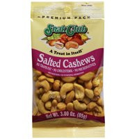 CONTINENTAL CONCESSION SC21132 SNACK CLUB  CASHEWS 2.5OZ