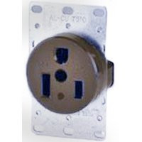 COOPER WIRING 1254-BOX 50A 3WIRE FLUSH GND RECEPTACLE